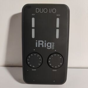 IK Multimedia iRig Pro Duo I/O Audio Interface  UNTESTED Selling For Parts